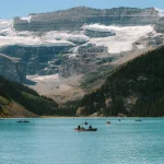 natural landscapes in Canada with mountains and lakes