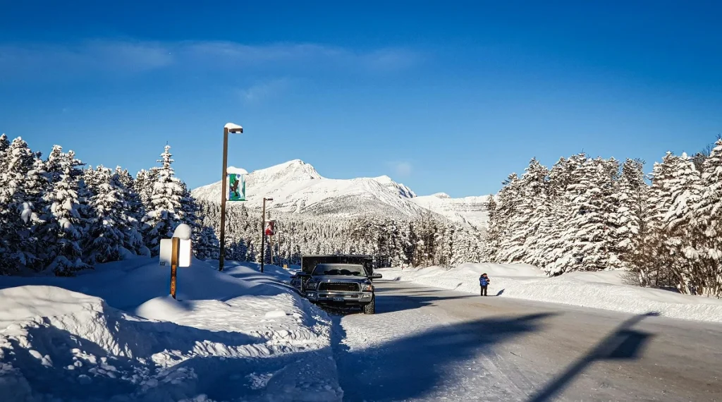 winter in Canada affecting travel and road planning