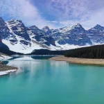 Canadian seasons shown across four different landscapes