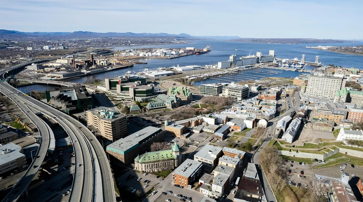 Canadian provinces showing different city and regional landscapes