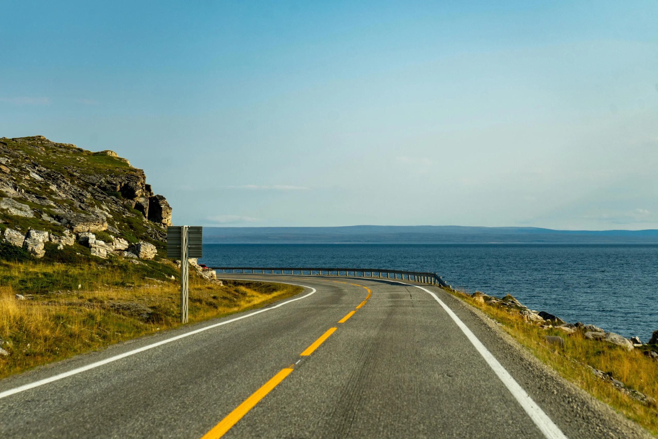 scenic road trip ideas in Canada along a coastal route