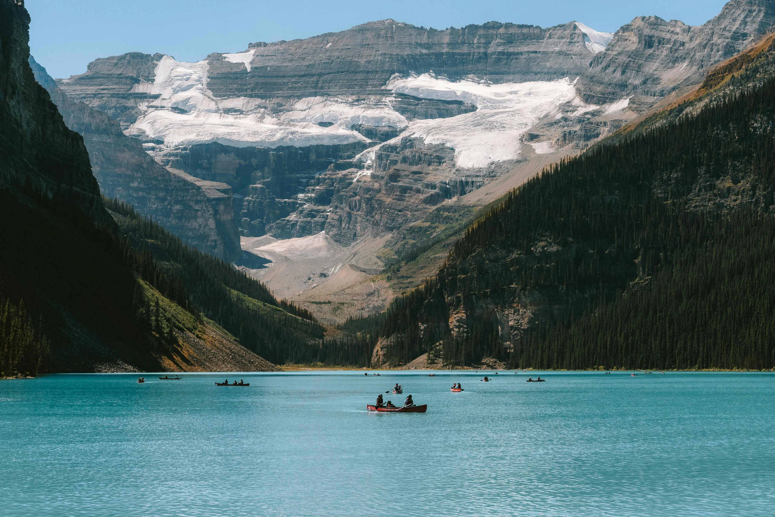 summer in Canada with bright outdoor scenery and active seasonal life