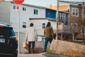 local traditions in Canada shown through daily neighborhood life