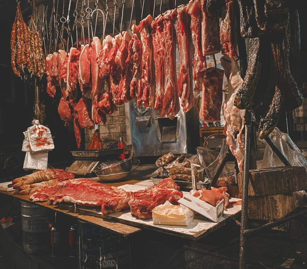 Assortment of Canadian local food products from different regions