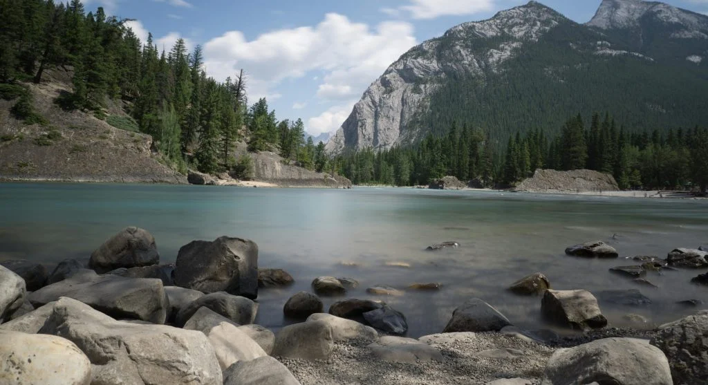 A serene rest spot with a stunning natural view in Canada