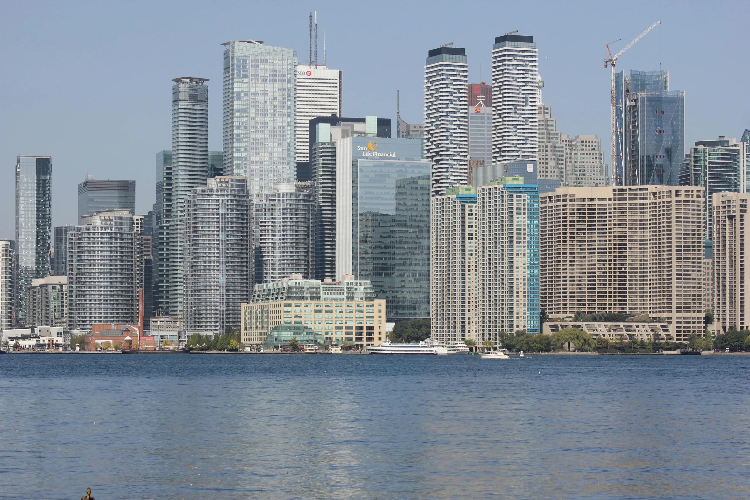 waterfront cities and inland cities in Canada showing different urban identities