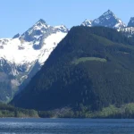 Roadside lookout points with scenic views of Canadian landscapes