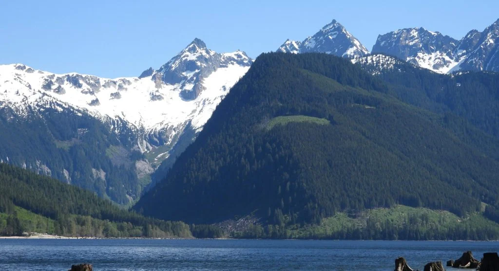 Roadside lookout points with scenic views of Canadian landscapes