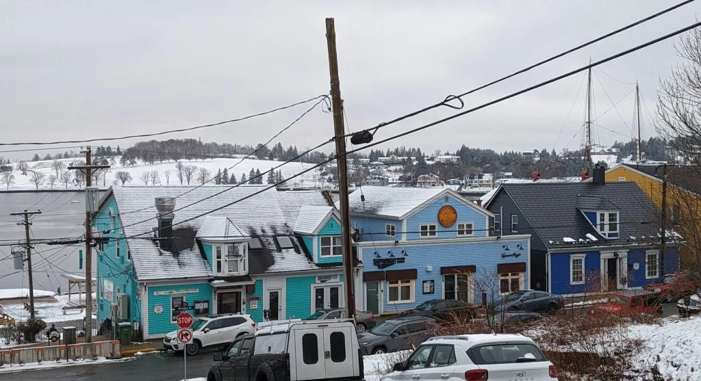 quaint Canadian town main street