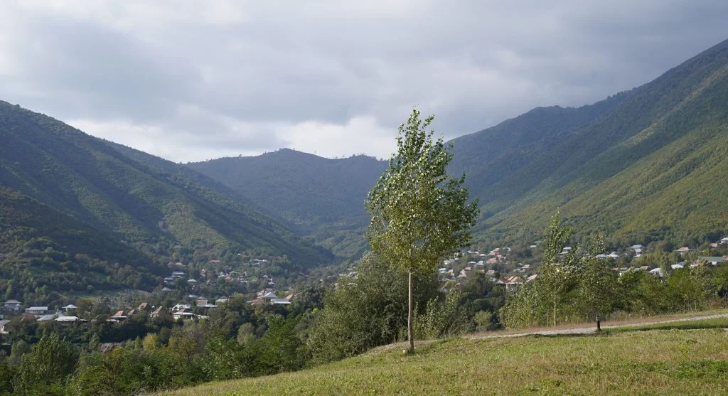 Canadian valley town streets hills